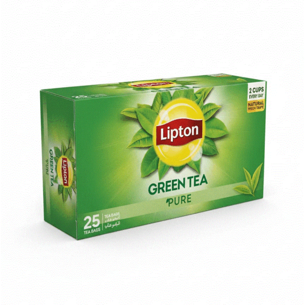 شاي ليبتون اخضر 25 فتلة
